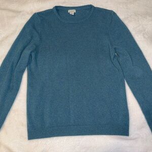 L.L. Bean Woman’s Classic Teal Crewneck Sweater